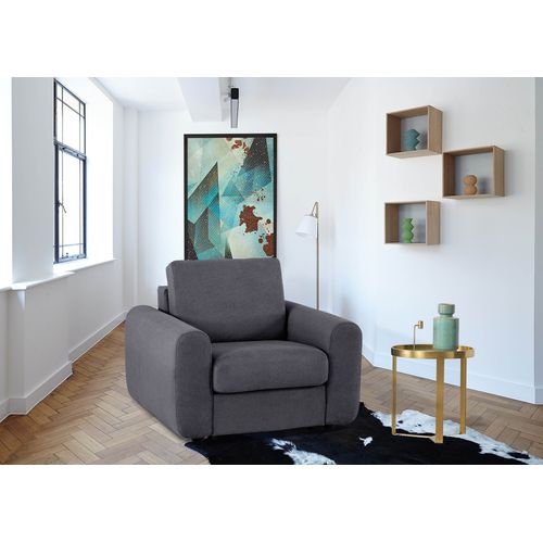 Fauteuil manchettes Kara NICARAGUA tissu crown ebene