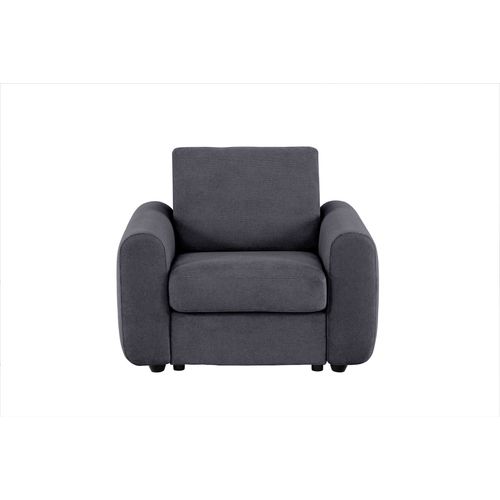 Fauteuil manchettes Kara NICARAGUA tissu crown ebene