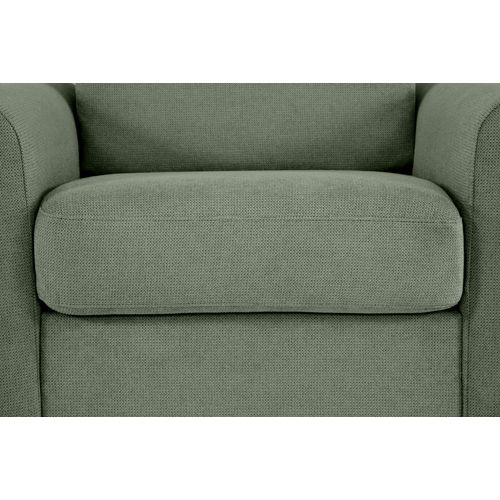 Fauteuil manchettes Kara NICARAGUA tissu crown vert