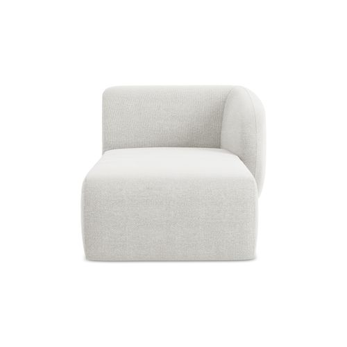 Méridienne Droite Lani En Tissu Bouclette Blanc - Canapé BUT
