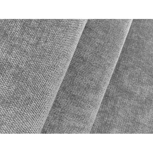Canapé Modulable 4 Places Omao En Tissu Chenille Gris Clair