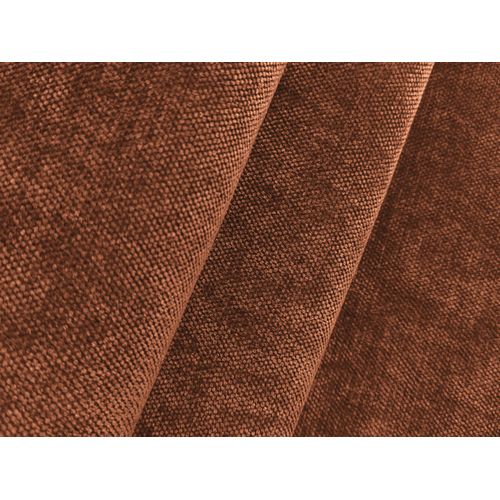 Canapé Modulable 4 Places Omao En Tissu Chenille Terre Cuite