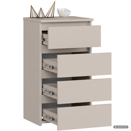 Commode Cl4 Cachemire 40 Cm 4 Tiroirs 40x35x74 Cm