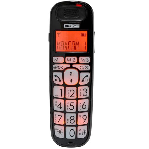 Téléphone Fixe Senior Maxcom Mc6800 Noir