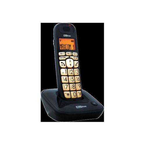 Téléphone Fixe Senior Maxcom Mc6800 Noir