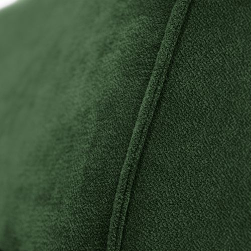 Méridienne San Diego En Velours, Vert Foncé