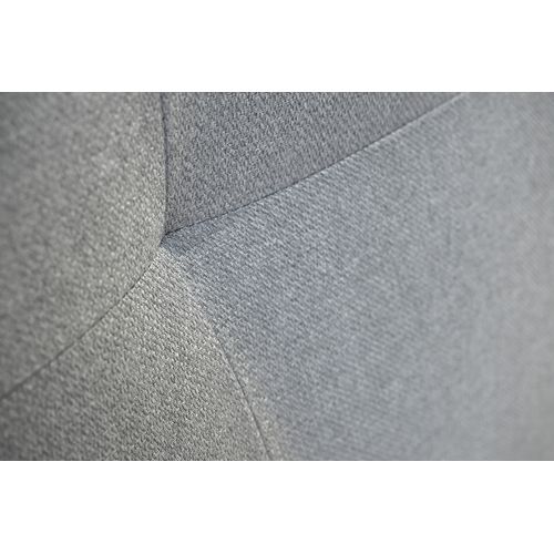 Tête de lit tissu L.140 cm KARTY gris