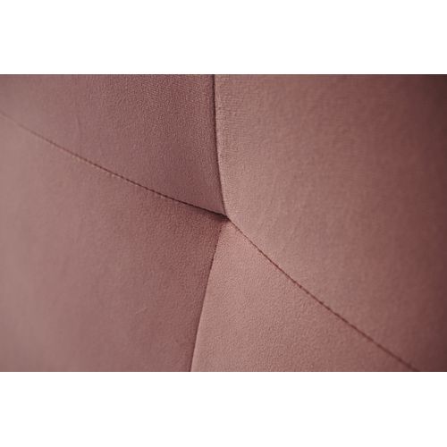Tête de lit velours L.140 cm KARTY rose vue détaillée