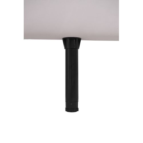 Tête de lit PU L.140 cm KARTY blanc vue accessoires