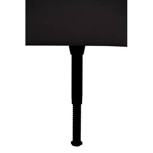 Tête de lit PU L.140 cm KARTY noir