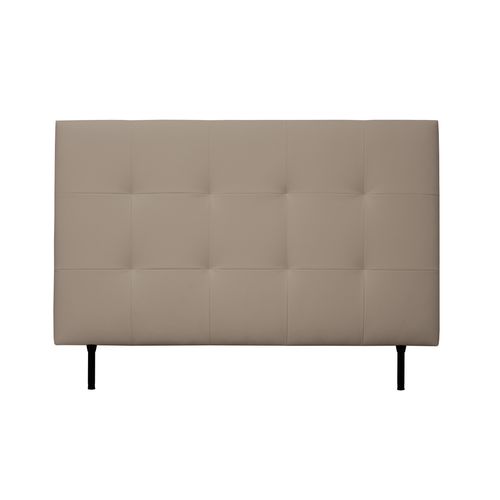 Tête de lit PU L.140 cm KARTY taupe