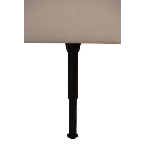 Tête de lit PU L.140 cm KARTY taupe