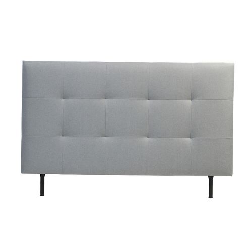 Tête de lit tissu L.160 cm KARTY gris