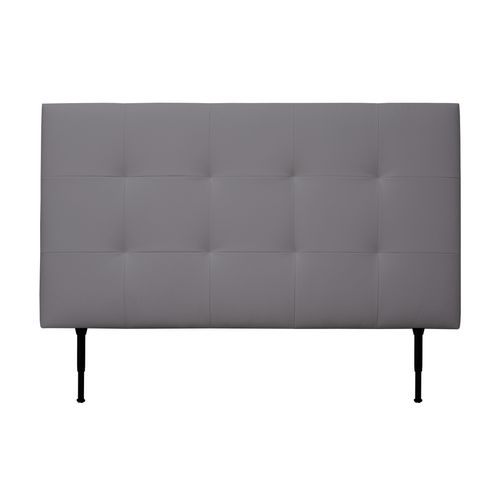 Tête de lit PU L.160 cm KARTY gris