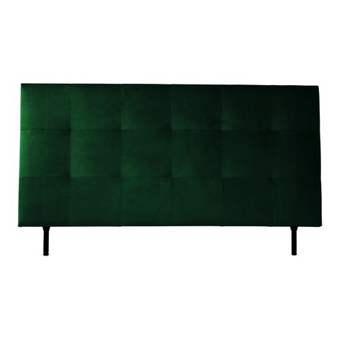 Tête de lit velours L.180 cm KARTY vert