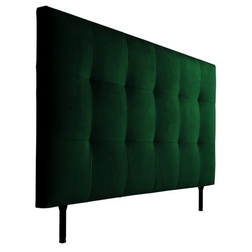 Tête de lit velours L.180 cm KARTY vert