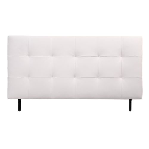Tête de lit PU L.180 cm KARTY blanc