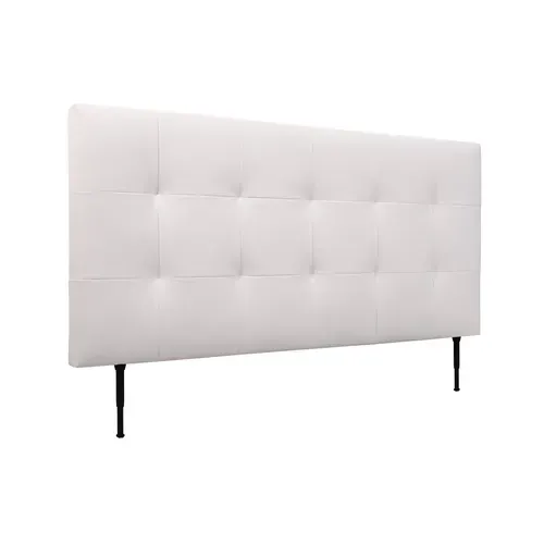 Tête de lit PU L.180 cm KARTY blanc