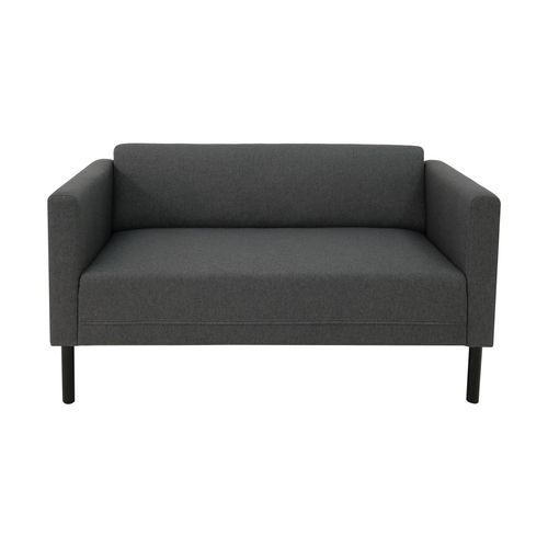 Canapé 2 places DERBY tissu malmo anthracite