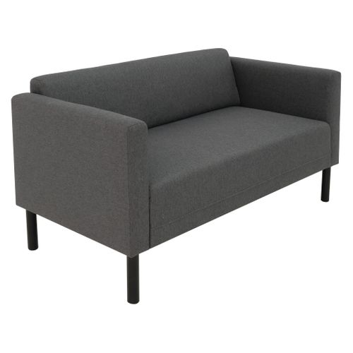 Canapé 2 places DERBY tissu malmo anthracite