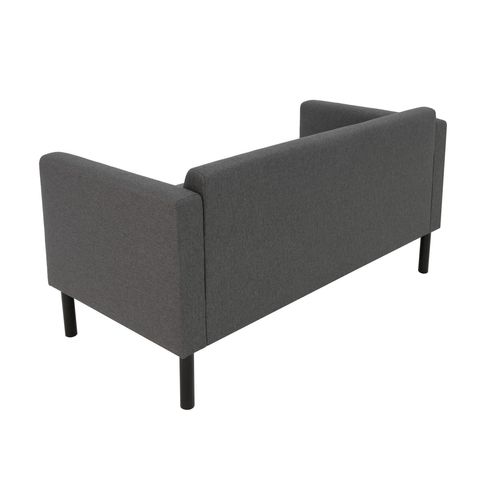 Canapé 2 places DERBY tissu malmo anthracite