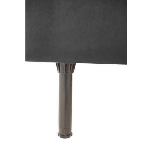 Tête de lit velours L.90 cm KARTY gris vue accessoires