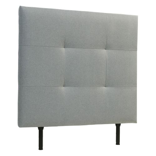 Tête de lit tissu L.90 cm KARTY gris