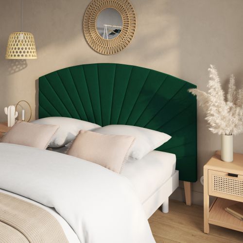 Tête de lit velours L.165 cm EMPIRE velours vert