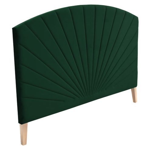 Tête de lit velours L.165 cm EMPIRE velours vert