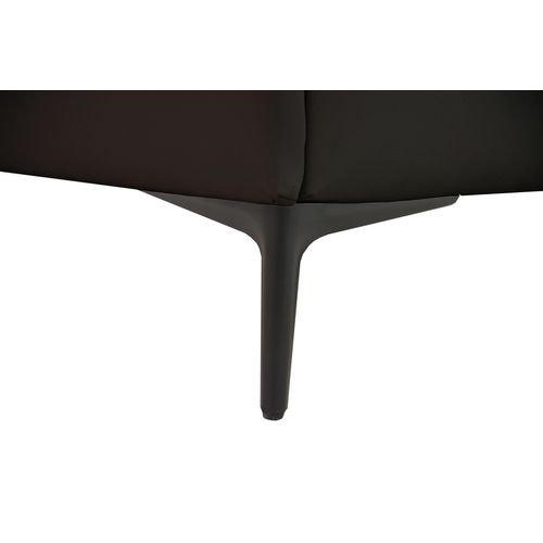 Lit 140x190 cm JAPP 3 polyuréthane noir vue accessoires