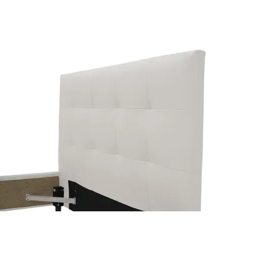 Lit 140x190 cm JAPP 3 polyuréthane blanc vue détaillée