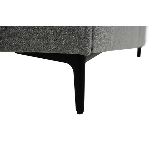 Lit 140x190 cm JAPP 3 tissu anthracite