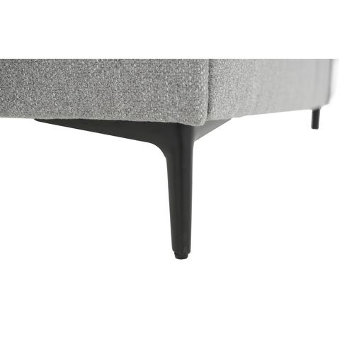 Lit 140x190 cm JAPP 3 tissu gris