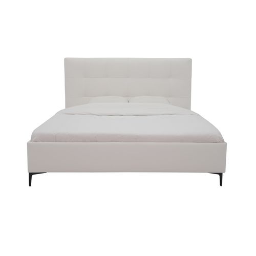 Lit 160x200 cm JAPP 3 polyuréthane blanc