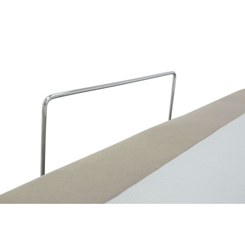 Sommier coffre 160x200 cm DREAMEA EDITION SONNY 2 PU taupe