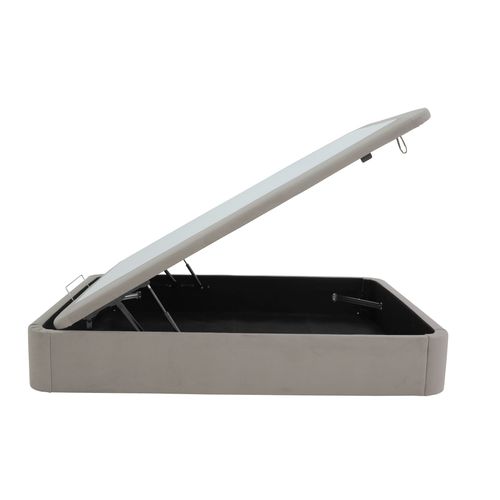 Sommier coffre 160x200 cm DREAMEA EDITION SONNY 2 PU taupe