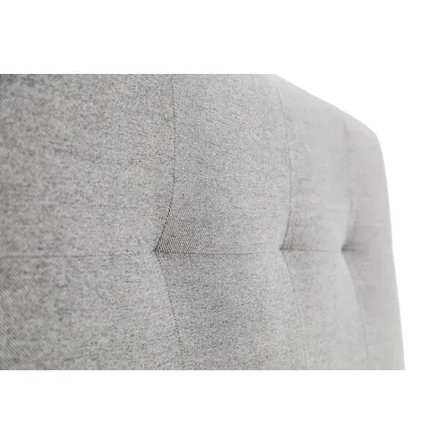 Tête de lit tissu neve gris CLOE souris L.160 cm vue détaillée