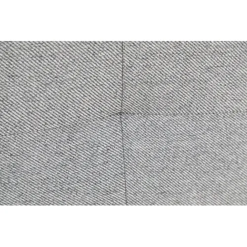 Tête de lit tissu neve gris CLOE souris L.160 cm
