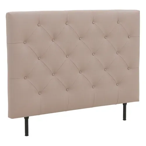 Tête de lit polyuréthane MIRA 2 taupe L.145 cm