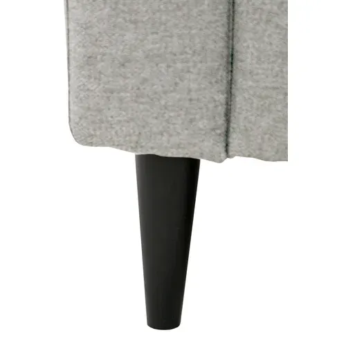 Canapé 3 places BOSTON III tissu Neve gris souris vue accessoires