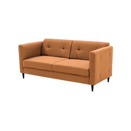 Canapé 3 places BOSTON III tissu Neve terracotta