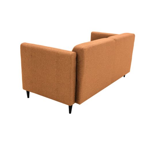 Canapé 3 places BOSTON III tissu Neve terracotta