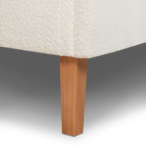 Lit 140x190 cm MARQUIS 2 bouclette perle vue accessoires