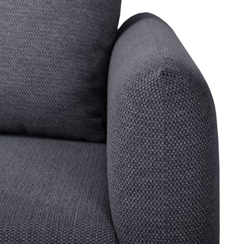 Canapé 2,5 places ALADIN tissu style anthracite