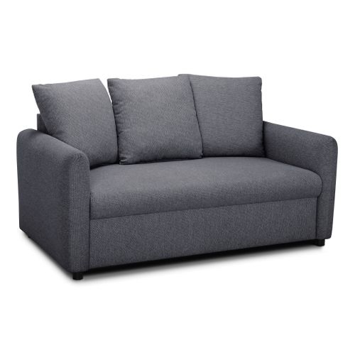 Canapé 2,5 places ALADIN tissu style anthracite