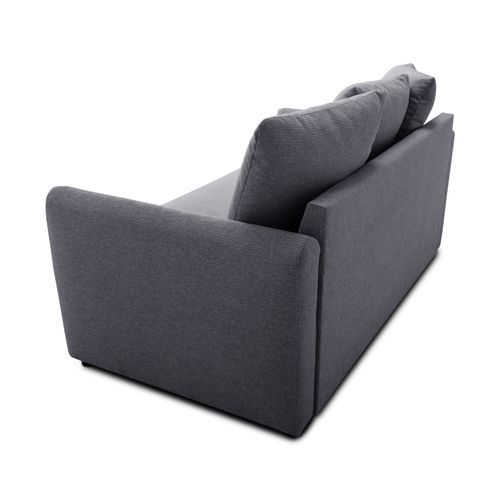 Canapé 2,5 places ALADIN tissu style anthracite