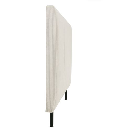 Tête de lit velours côtelé HAVANE perle L.163 cm