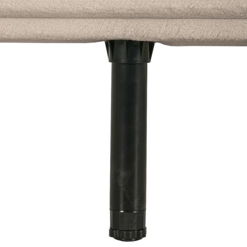 Tête de lit velours horiz HAVANE marron L.163 cm