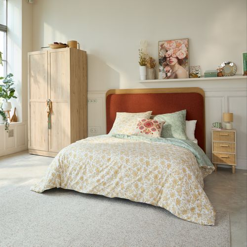 Tête de lit tissu Style VENUS Terracotta L.168 cm