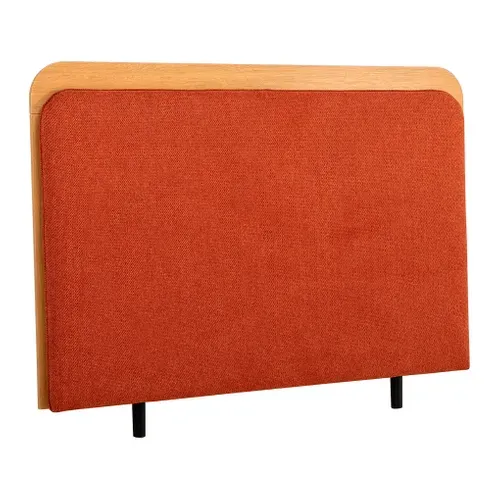 Tête de lit tissu Style VENUS Terracotta L.168 cm vue 3/4